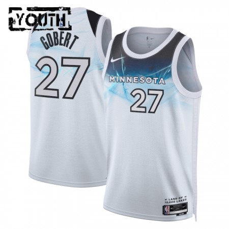 Camiseta Niños NBA Minnesota Timberwolves Rudy Gobert 2024-25 Nike City Edition Blanco Swingman Camiseta Niños NBA Minnesota Timberwolves Rudy Gobert 2024-25 Nike City Edition Blanco Swingman